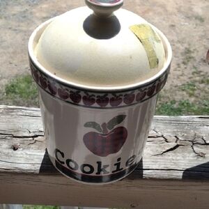 Apple Design Cookie Jar
